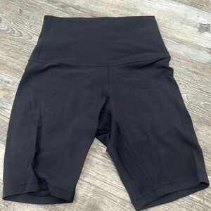 Lululemon Biker shorts! size 2! color BLACK
